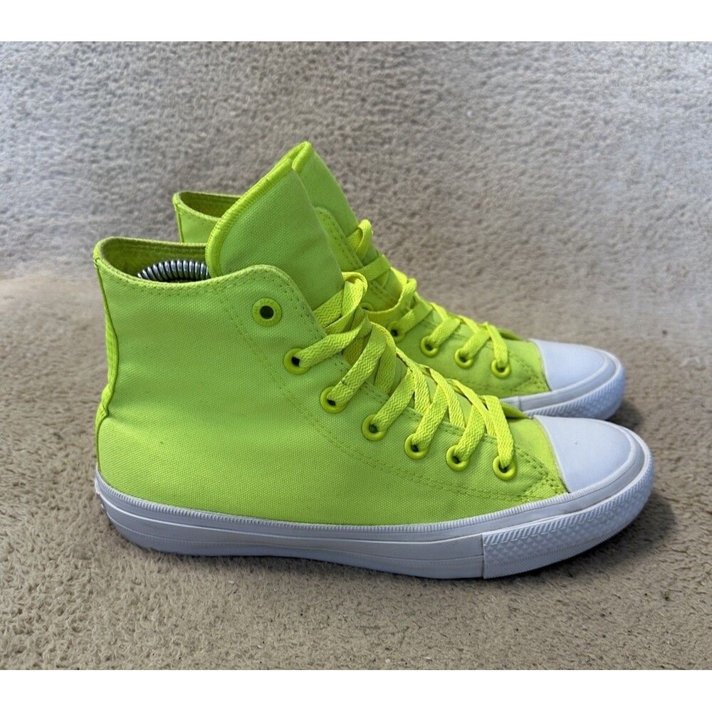 Converse Yellow High-Top Athletic Shoes